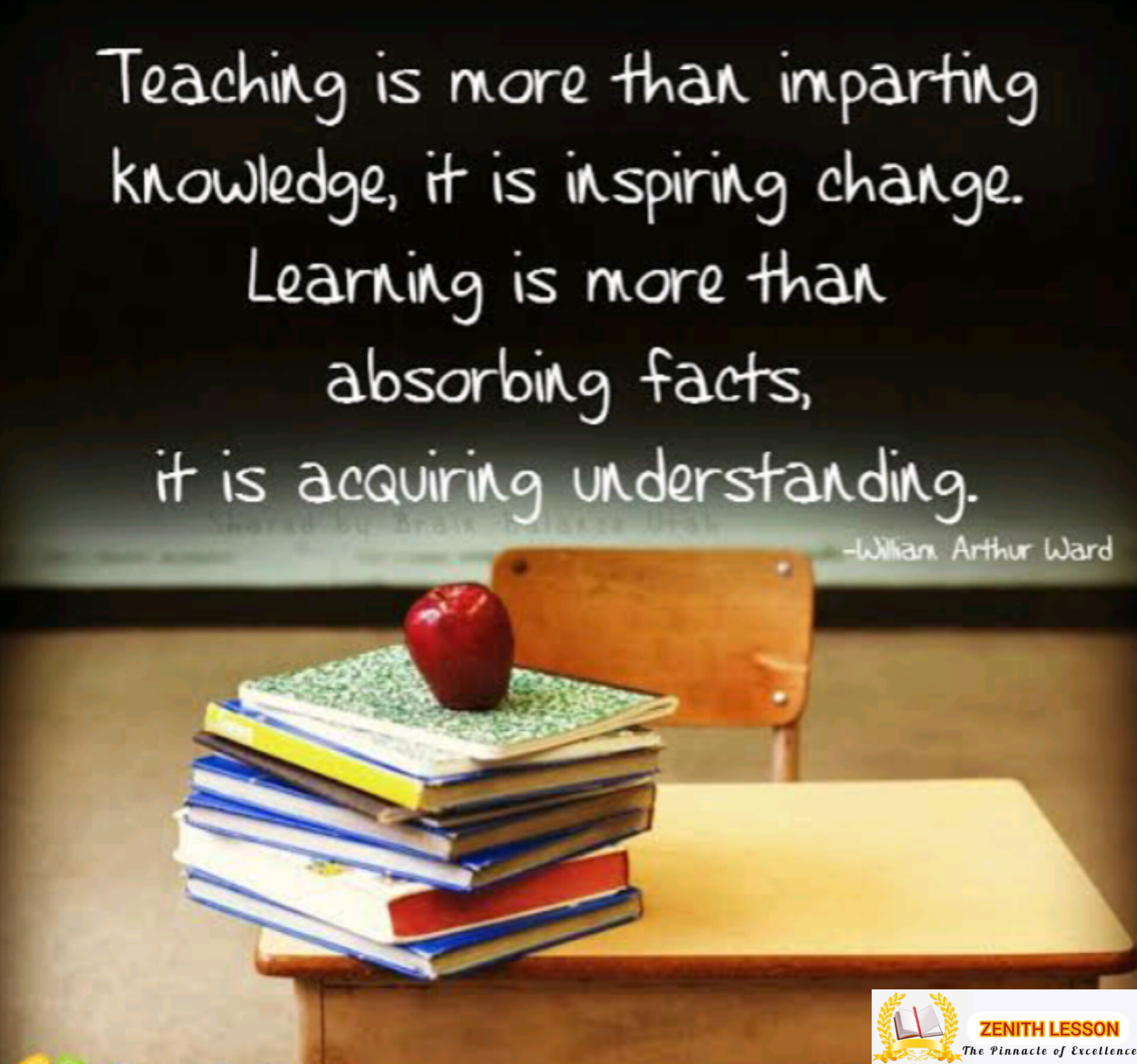 Teaching is More Than Imparting Knowledge, it's Inspiring Change